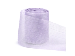 Fita de Fio Texturizado de 4 Cm (5 Jardas), na Cor Roxa, Ideal para Acessórios de Cabelo, Artesanato e Decoração. MDUG (roxo)