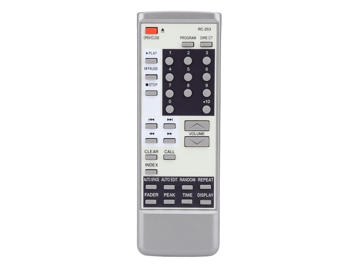 Mando A Distancia De Repuesto Rc 253 Para Reproductores De Cd Dcd1560, Dcd1450ar, Dcd1500, Dcd520, Dcd685, Dcd800, Dcd810 Y Dcd2560.