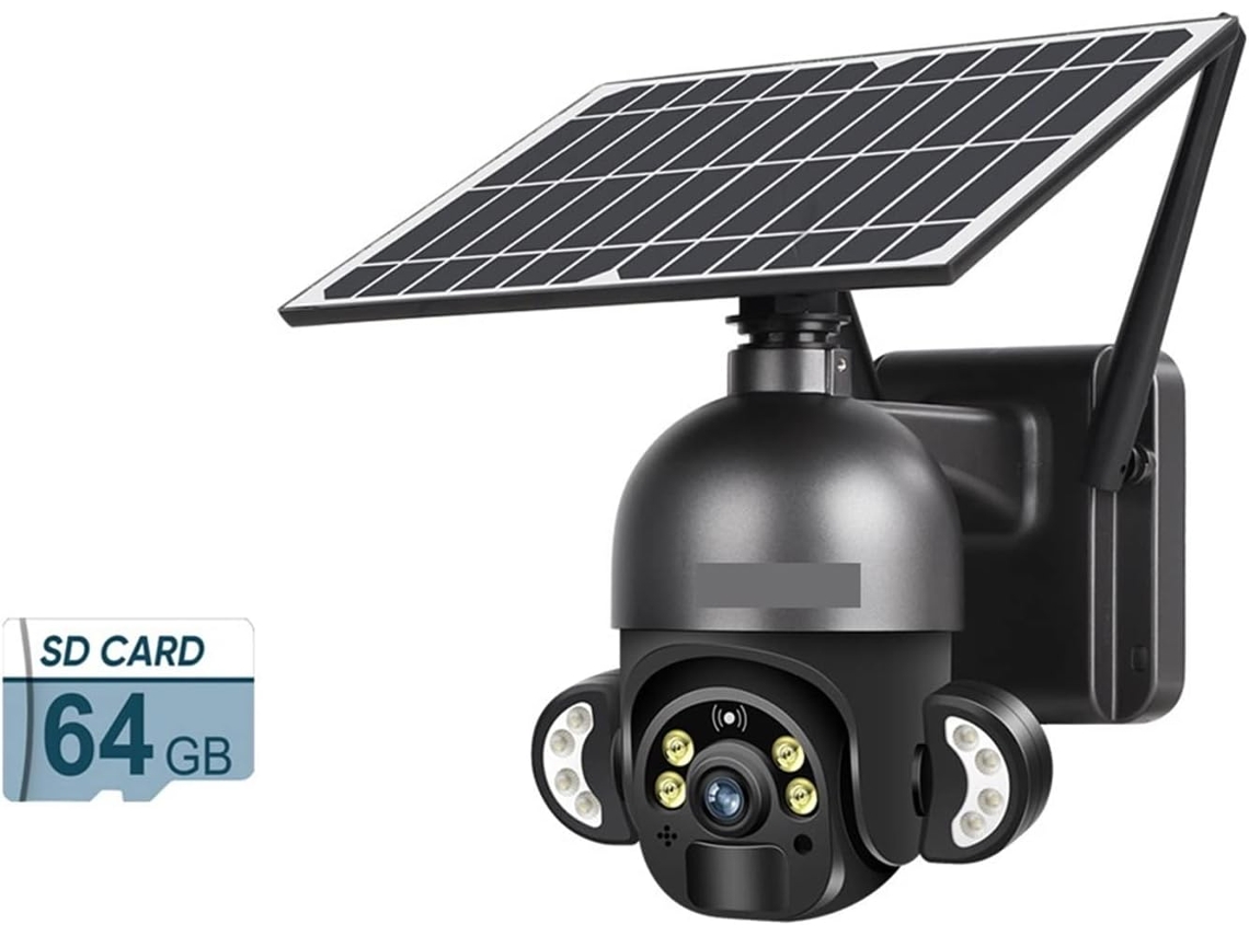Cámara De Seguridad Wifi 4mp 6w Video De Vigilancia Solaire 4g Fente Para Carte Sim Audio Ptz Ip Sans