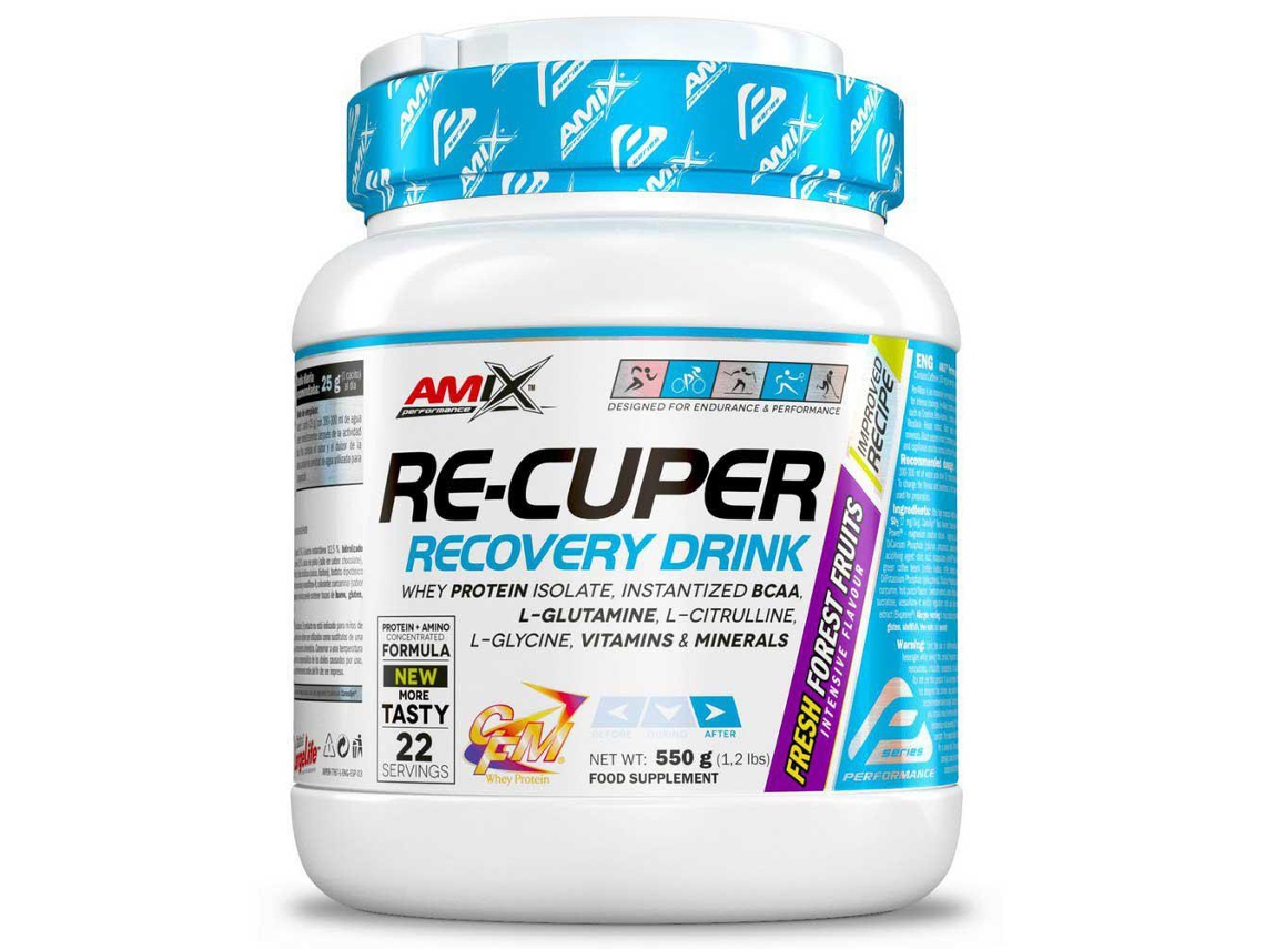 Complemento Alimentar AMIX Amix Re-Cuper Recuperação 550G Fruta Da Floresta