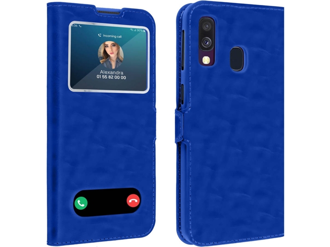 Funda Samsung Galaxy A40 AVIZAR Silicona Azul