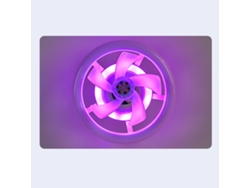 Bombilla LED regulable RGB E27 para ventilador con mando a distancia.