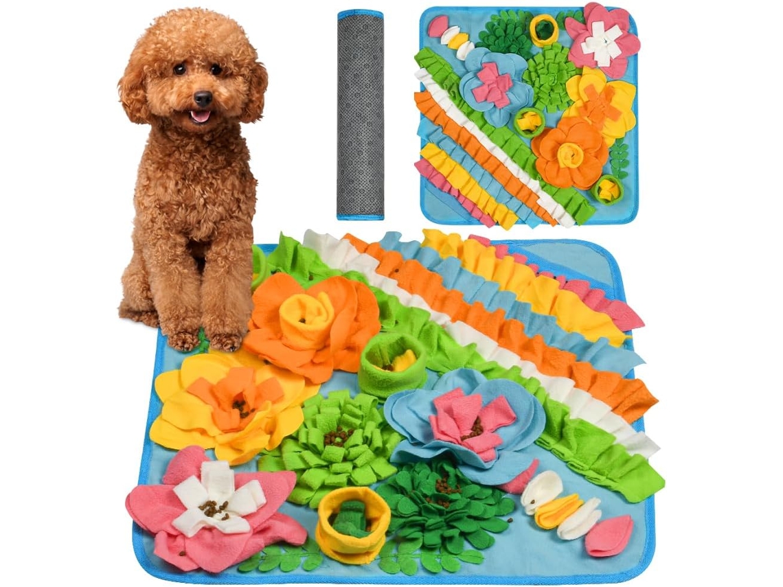 Tapete Olfativo Para Perros De 50x50 Cm, Juguete Interactivo