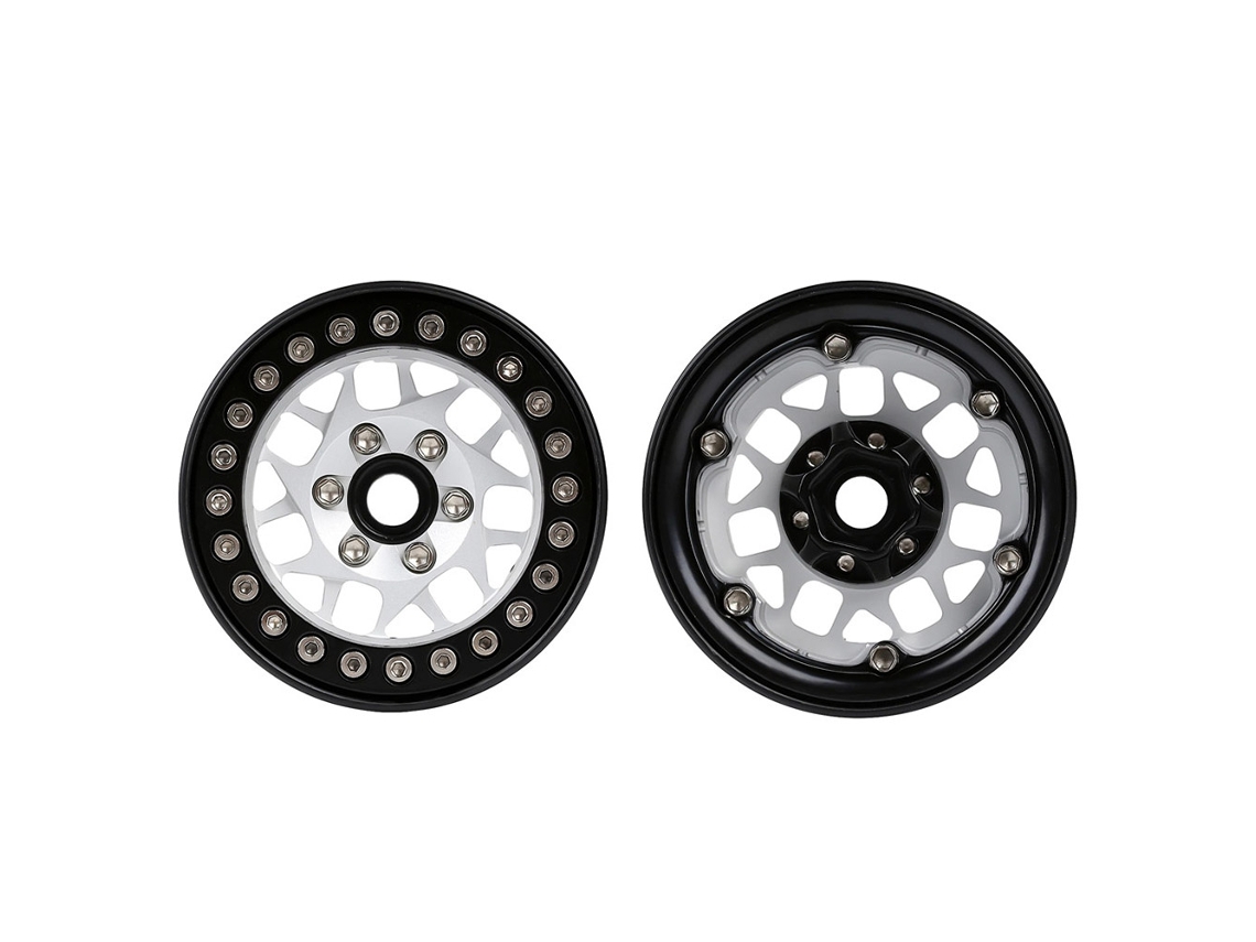 Buje Beadlock De Aleación De Aluminio De 2,2 Pulgadas, 4 Piezas Para Coches De Control Remoto Trax4 Scx10 90046 Axi03007 Redcat Gen8 1/10