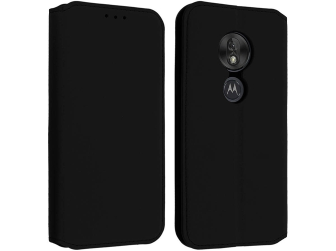 Funda Motorola Moto G7 Play AVIZAR Book Negro