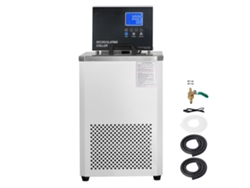 Refrigerador de circulación de acero inoxidable Succebuy para uso en laboratorio, 6 L, de 20 a 100 grados Celsius