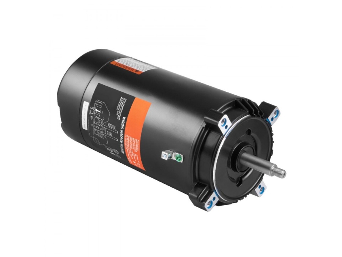 Motor de bomba de piscina de 1.5 hp con brida 56j, silencioso, fácil instalación Tekmaquinas