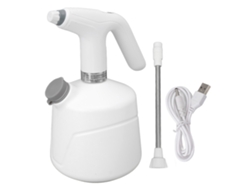 Pulverizador de jardín automático recargable, gran capacidad, blanco