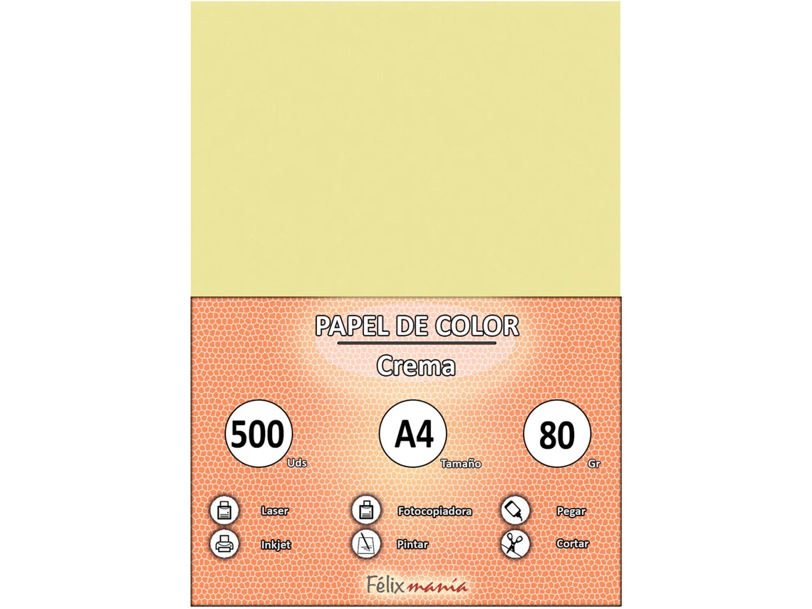 80Gr A4 Cream 500 Hojas