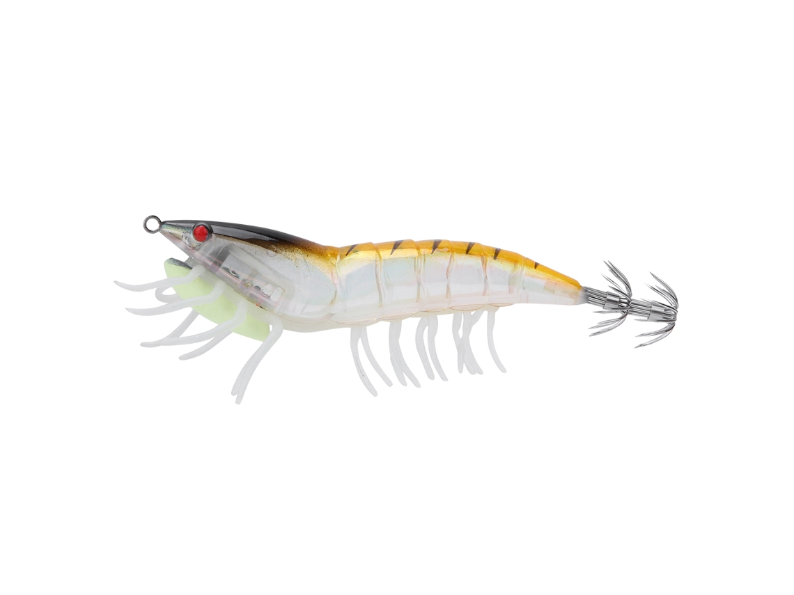 Señuelo Artificial De Calamar De 3,5 G Con Anzuelos Dobles, Señuelo De Camarón De 12 Cm 001 Accesorios De Pesca