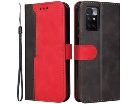 Funda Xiaomi Redmi 10/10 Prime HFS-HOUSE Bicolor (Rojo)