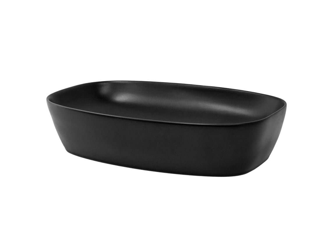 Lavamanos ML - DESIGN (Negro - Cerámica - 60.5 x 38.5 x 14cm)