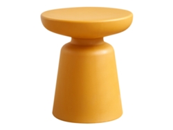 Mesa Auxiliar Posio Redonda 44xø40 Cm Amarillo [EN.CASA]