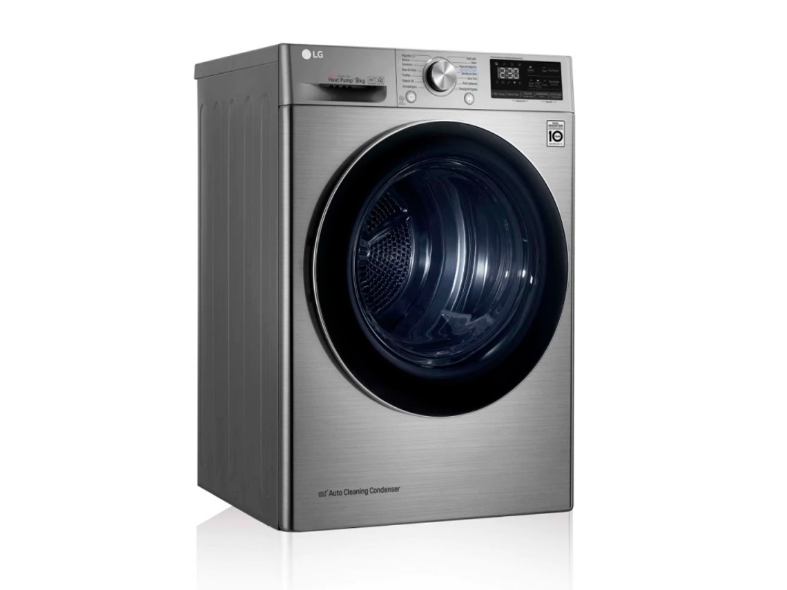 Secadora LG RH90V9PV2N (9 kg - Bomba de Calor  - Inox)