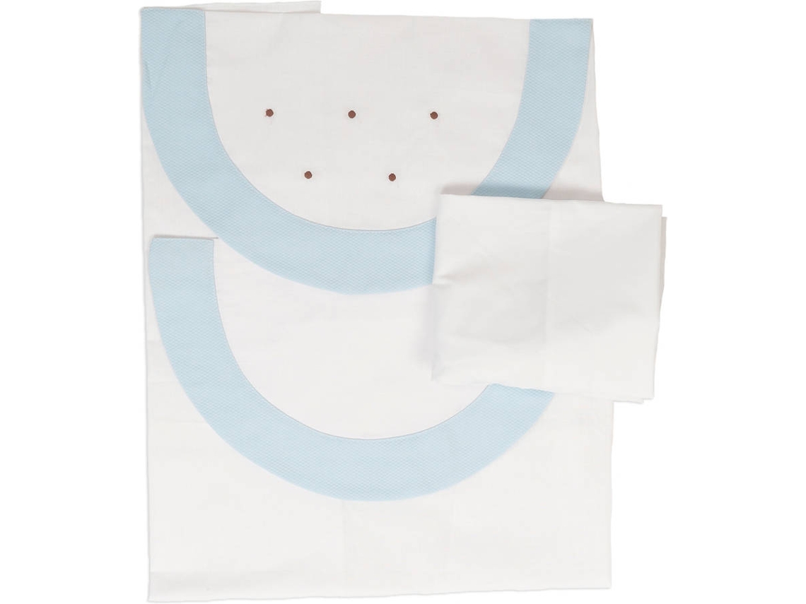 Juego de Sábanas BABYLINE Celeste