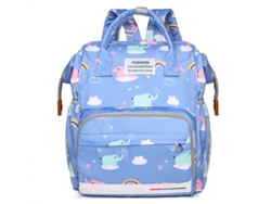 Mochila premamá CZHHMART con diseño ergonómico para viajes, estampado de elefantes.