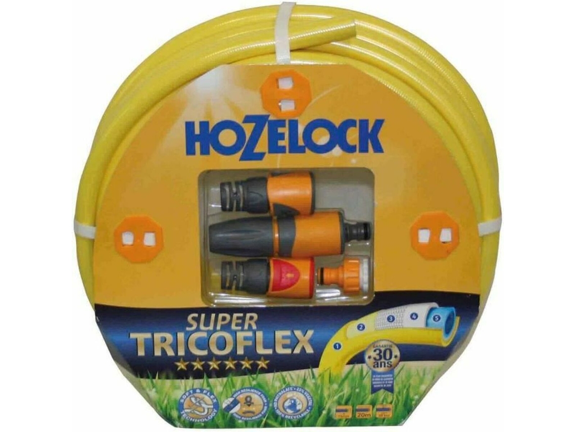 Set de Manguera con accesorios Hozelock Super Tricoflex 20 m Ø 15 mm