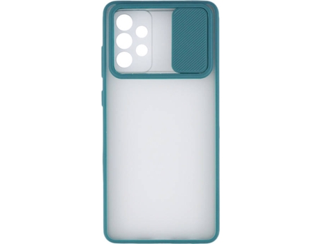Carcasa Samsung A72 5G ACCETEL Gel Protección Cámara Verde
