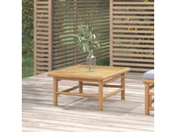 Mesa de jardín LOVELY HOME Comedor de Bambú (65 x 55 x 30 cm)