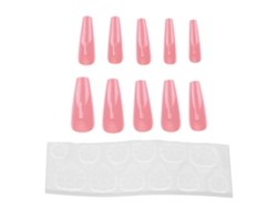 10 Uñas Postizas De Color Liso Para Mujeres Y Niñas, Elegantes Y Con Estilo, Para Manicura (n5354-08)