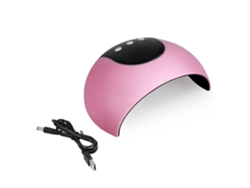Lámpara de secado de esmalte de uñas LED UV Rebe-24W con sensor automático, secador de manicura inteligente rosa