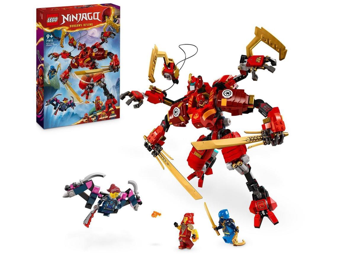 LEGO NINJAGO: O Robô Trepador Ninja do Kai (623 peças)