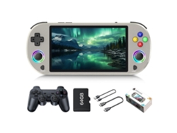 Consola De Juegos Portátil Ampown M22 64g, Retro, Hd, Pantalla De 5 Pulgadas, Dispositivo De Juego Portátil Con 2 Controladores