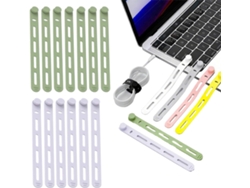 Bridas de nailon reutilizables para organizar cables | 20 unidades de bridas de alta elasticidad Vayotoy