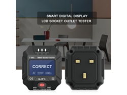 Probador De Enchufes Inteligente Con Pantalla Lcd, Detector De Polaridad Y Fugas, Rcd 220~250v