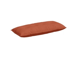 Cojín De Espalda Rojo Naranja 120 X 50 Cm Tela De Pana