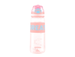 Botella de agua deportiva resistente a altas temperaturas, portátil, con tapa, para estudiantes en casa.