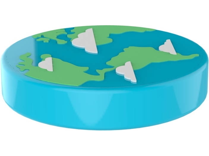Cargador Wireless MOJIPOWER Earth 5W Azul