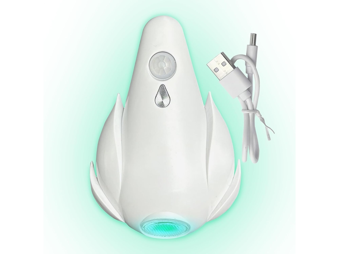Luz nocturna para inodoro Gokoco con sensor de movimiento inteligente integrado para iluminación del inodoro
