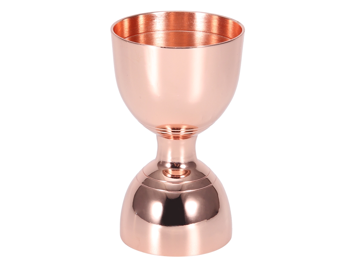 Jigger De Acero Inoxidable 30/60ml Para Accesorio De Bar De Coquetéis Rosa Dourado
