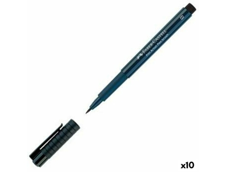 Rotuladores FABER-CASTELL pitt artist azul marinho 10 unidades