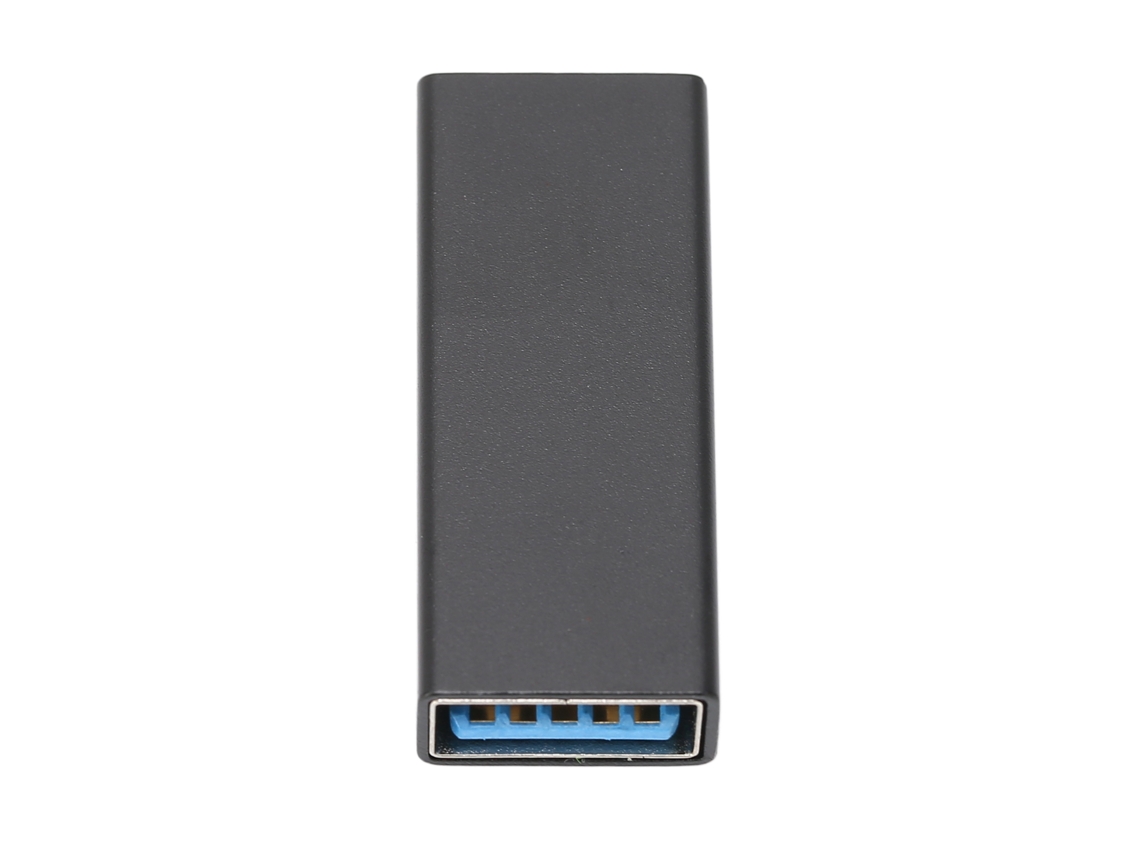 Adaptador Usb-c A Usb 3.0, Conector Multifuncional Para Transferencia De Datos Y Carga, Negro.