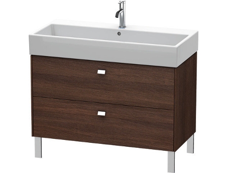 Mueble bajo lavabo DURAVIT Brioso de 98,4 x 45,9 cm 2 extraíbles incl. hueco para sifón y delantal para lavabo Vero Air 235010