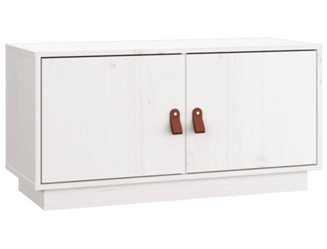 Mueble De Tv VIDAXL Blanco Madera (80x34x40 cm )