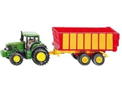 Transportadora SIKU de Jugar John Deere con Trailer de Silla (Edad Mínima: 3 - Transportes)