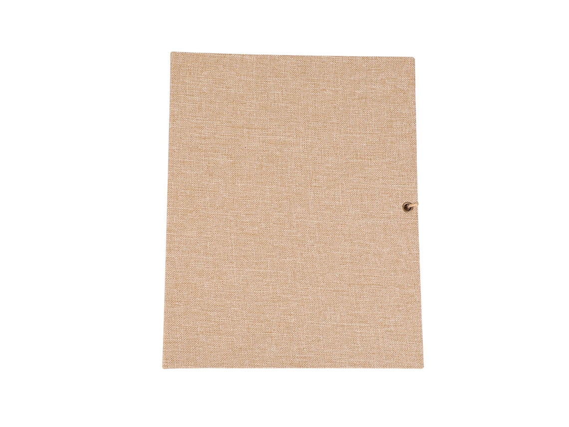 Álbum De Recortes Diy Con Cubierta De Lino, Encuadernado En Película Suelta, 30 Páginas, Para Recuerdos Y Regalos, Marrón.