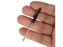5 Pcshglrc 90mm 5.8ghz 3dbi U.fl Ipex Ipx Omni Directional Linear Brass Fpv Antenna Rg178 For Rc Drone