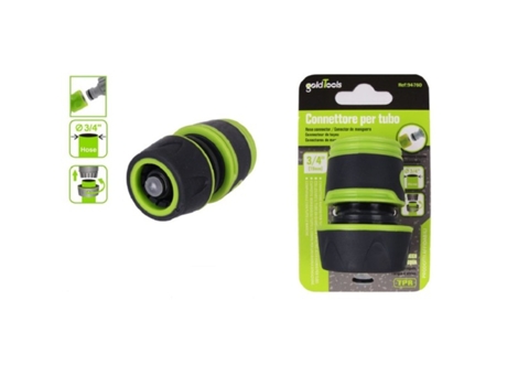 Acoplamiento Rápido Con Aquastop para Conector de Manguera de 3/4 19Mm 94760 KAELA