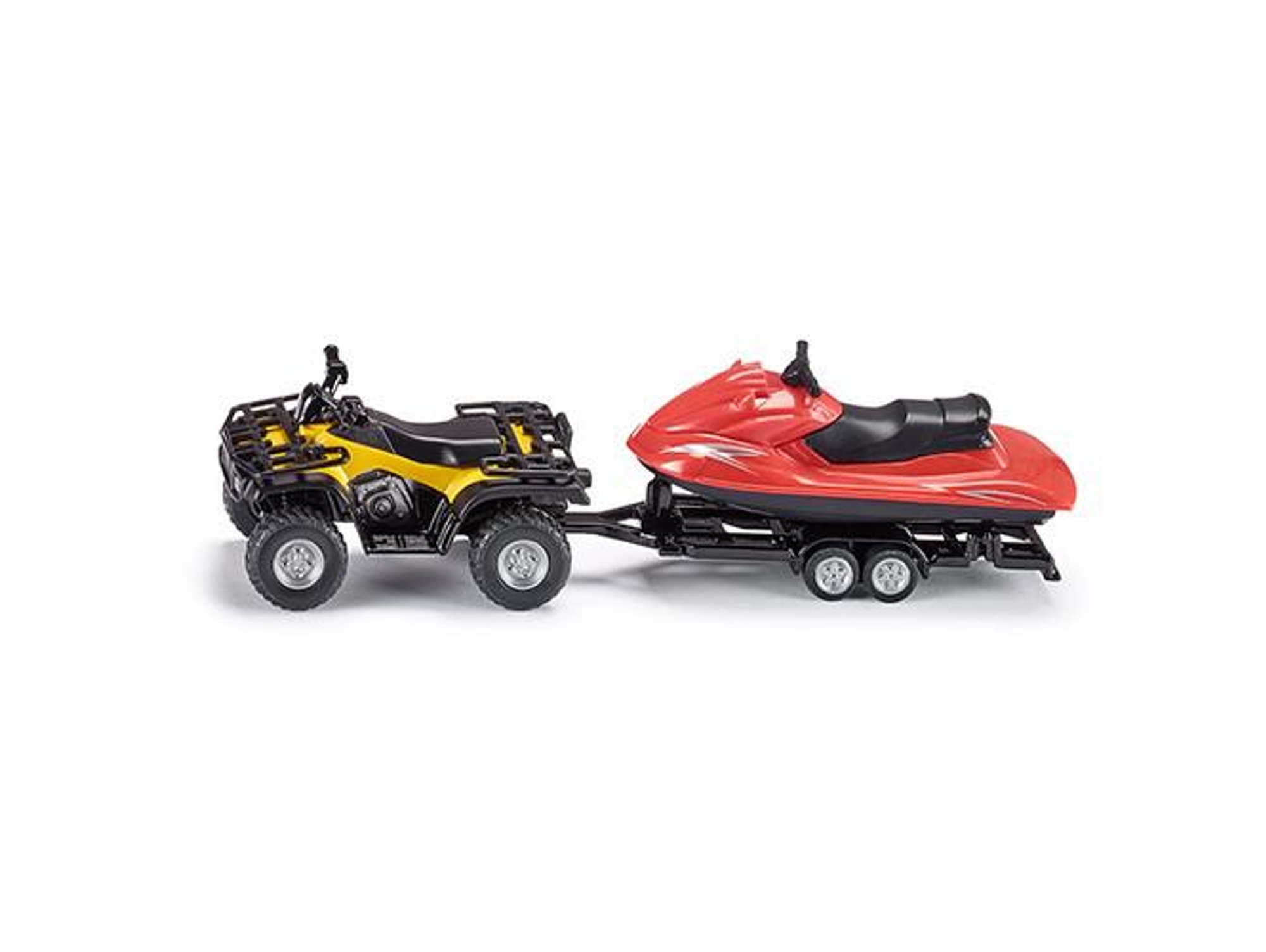 Vehículo SIKU Moto 4 con Jet Ski Remolque