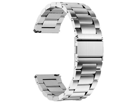 Correa de acero inoxidable 42mm tres filas con diseño de hebilla para Samsung Galaxy Watch 5 40mm/44mm/Watch 5 Pro 45mm/Watch4 40mm/44mm/Watch4 - p...