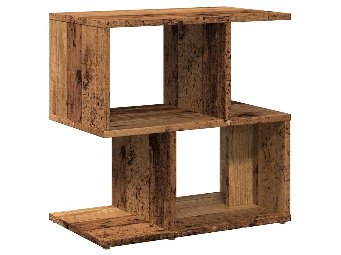Mesita de noche antigua de madera tallada MAISON EXCLUSIVE 50x30x51,5 cm