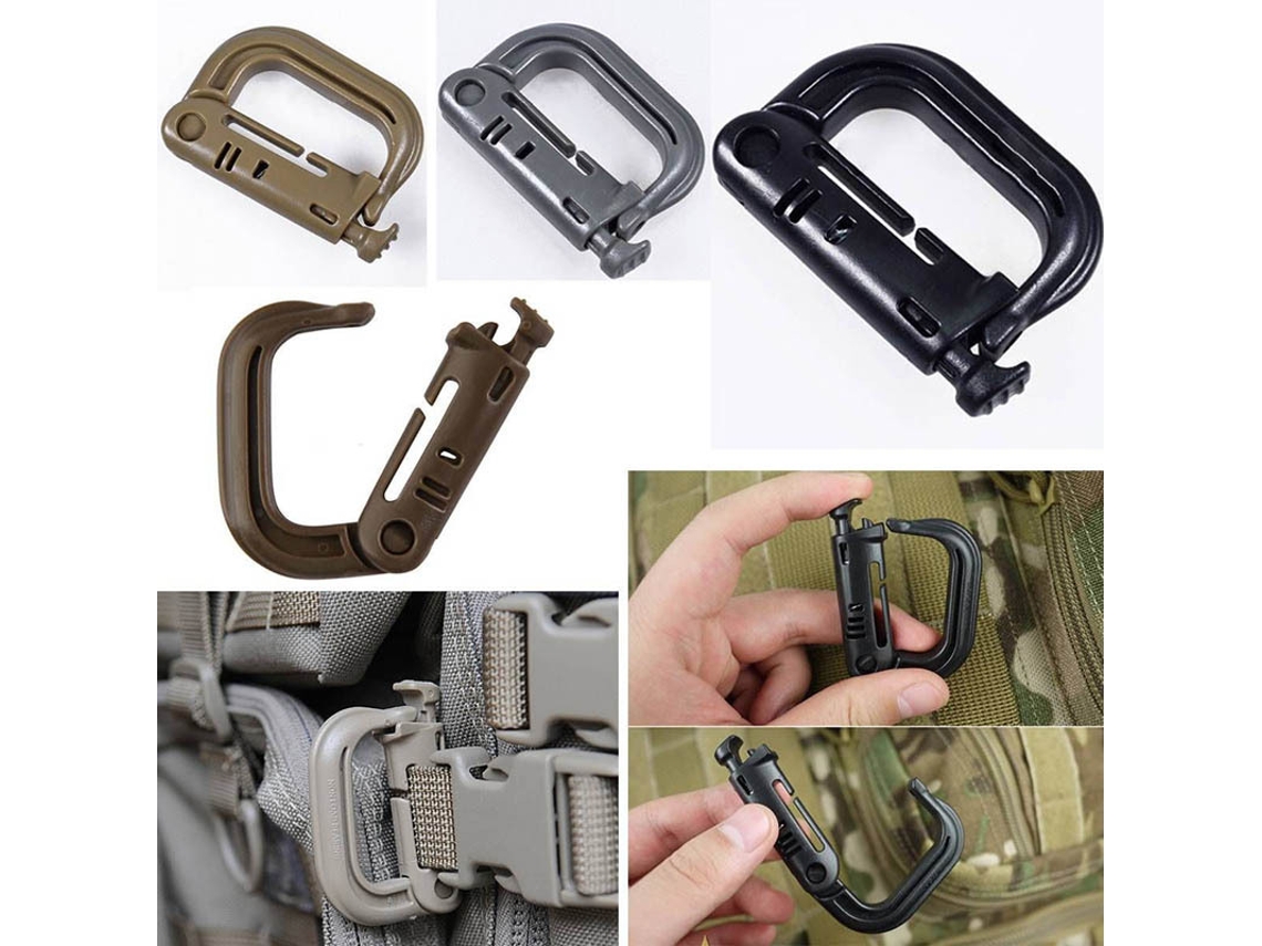 Gancho De Mosquetón De Metal Profional Para Calada, Anillo En D De Alta Ristencia Para Acampar Y Hacer Senderismo, Llaveros - AliExprs