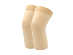 Rodillera Elástica Antideslizante Con Forro De Felpa Para Mujer, Soporte Térmico Acolchado, Invierno