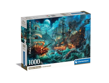 Puzzle rompecabezas CLEMENTONI Battle (10 anos - 1000 unidades)