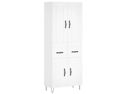 Mueble alto en madera blanca Derivados MAISON EXCLUSIVE (69,5x34x180 cm)