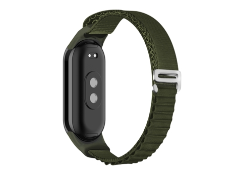 Correa de reloj de nailon Xiaomi Mi Band 8 Loop (verde)